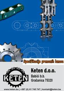 Specifikacije za pogonske lance